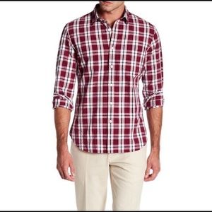 NWOT J. CREW | Slub Cotton Slim Fit Check Shirt